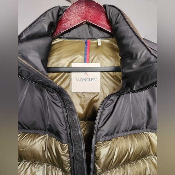 Moncler Khaki Silvere Down Jacket - Picture 2 of 7